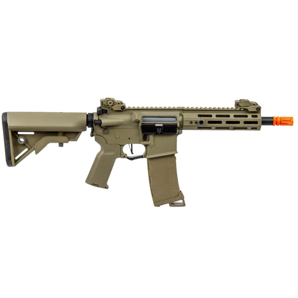 Lancer Tactical Gen 3 Hellion M-LOK 7" Airsoft M4 AEG (Color: Tan)
