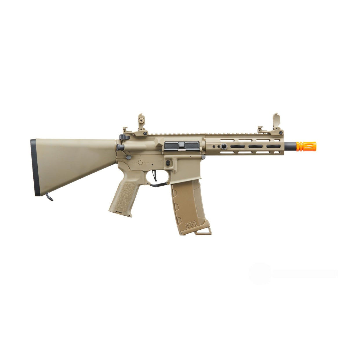 Lancer Tactical Gen 3 Hellion 7" M-LOK Airsoft AEG Rifle w/ Stubby Stock (Color: Tan)