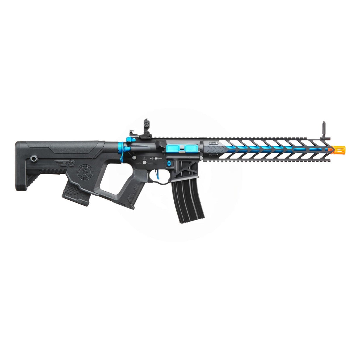 Lancer Tactical Enforcer Series Proline "Nightwing" Skeleton AEG Rifle - BLUE