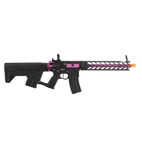 Lancer Tactical Enforcer Night Wing AEG [High FPS] w/ Alpha Stock (Black / Purple)