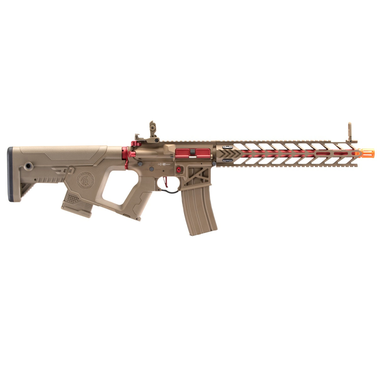 Lancer Tactical Enforcer Night Wing Skeleton AEG w/ Alpha Stock (Tan)