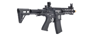 Lancer Tactical Low FPS Proline Enforcer Battle Hawk 7 M4 Airsoft Rifle w/ PDW Stock (Color: Black)