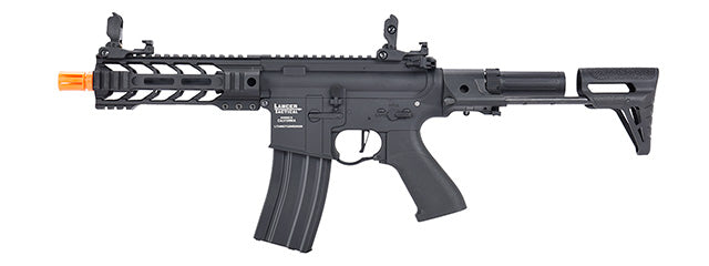 Lancer Tactical Proline Enforcer Battle Hawk 7 M4 Airsoft Rifle w/ PDW Stock (Color: Black)
