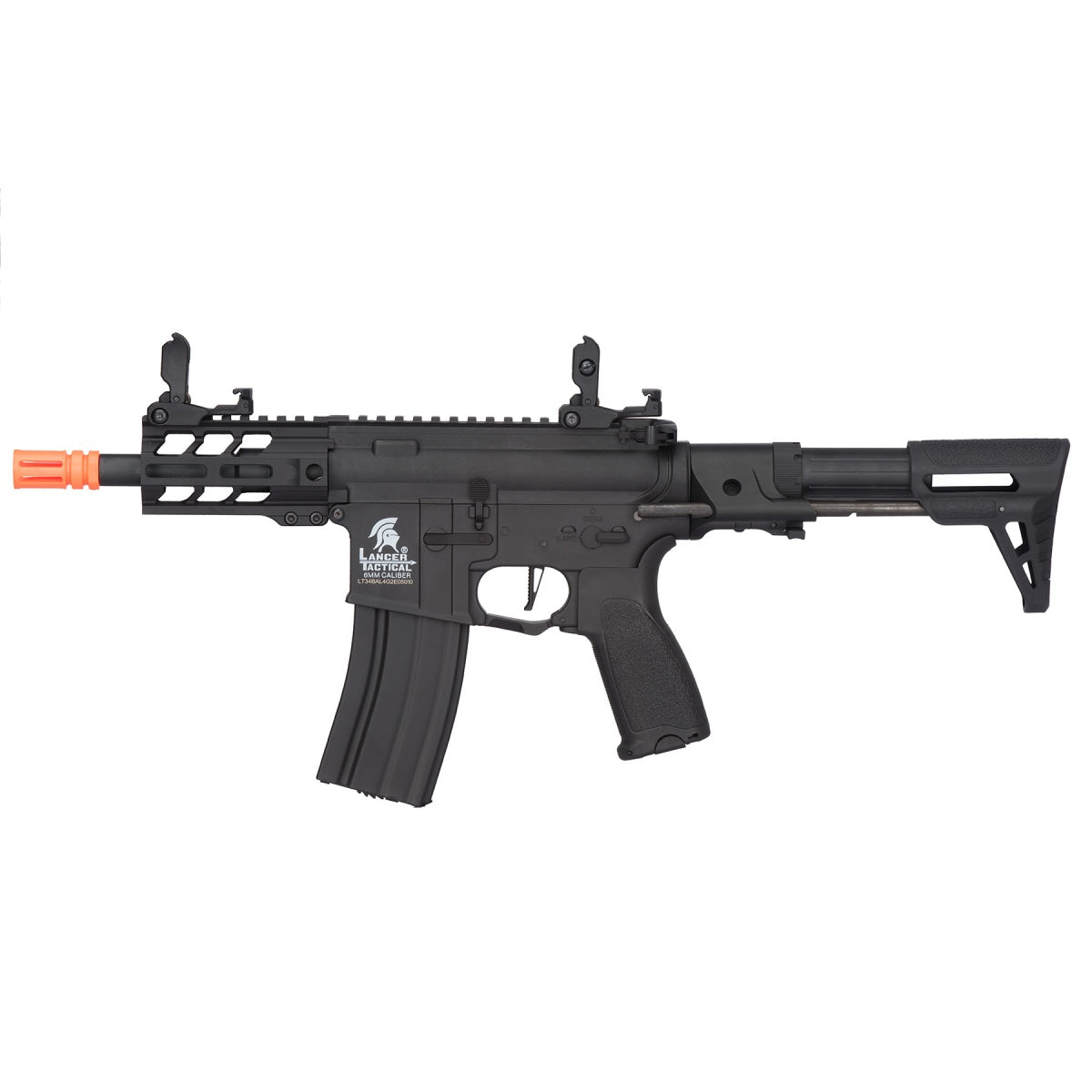 Lancer Tactical Enforcer Hybrid Gen 2 BATTLE HAWK 4" PDW AEG [LOW FPS] - BLACK w/ Deans Connector
