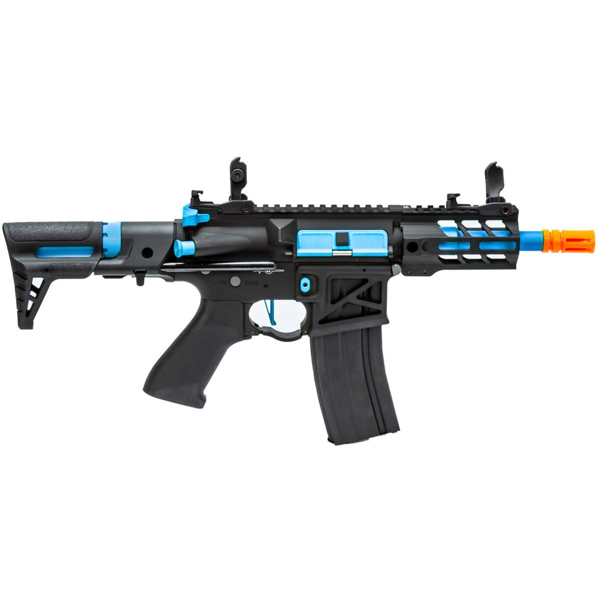 Lancer Tactical Enforcer Gen 2 Battle Hawk 4" PDW AEG (Color: Black / Blue)