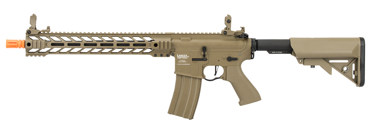 Lancer Tactical Proline Enforcer Battle Hawk 14 M4 Airsoft Rifle (Color: Tan)
