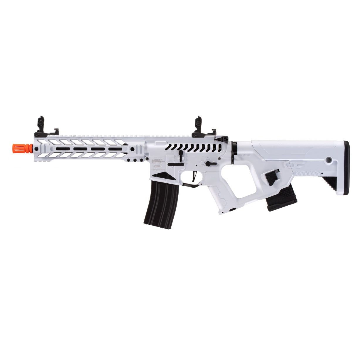 Lancer Tactical Enforcer Battle Hawk 10" Skeleton AEG w/ Alpha Stock (White)
