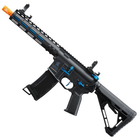 Lancer Tactical Gen 3 Archon 9" M-LOK M4 Airsoft Rifle w/ Delta Stock (Color: Black & Blue)