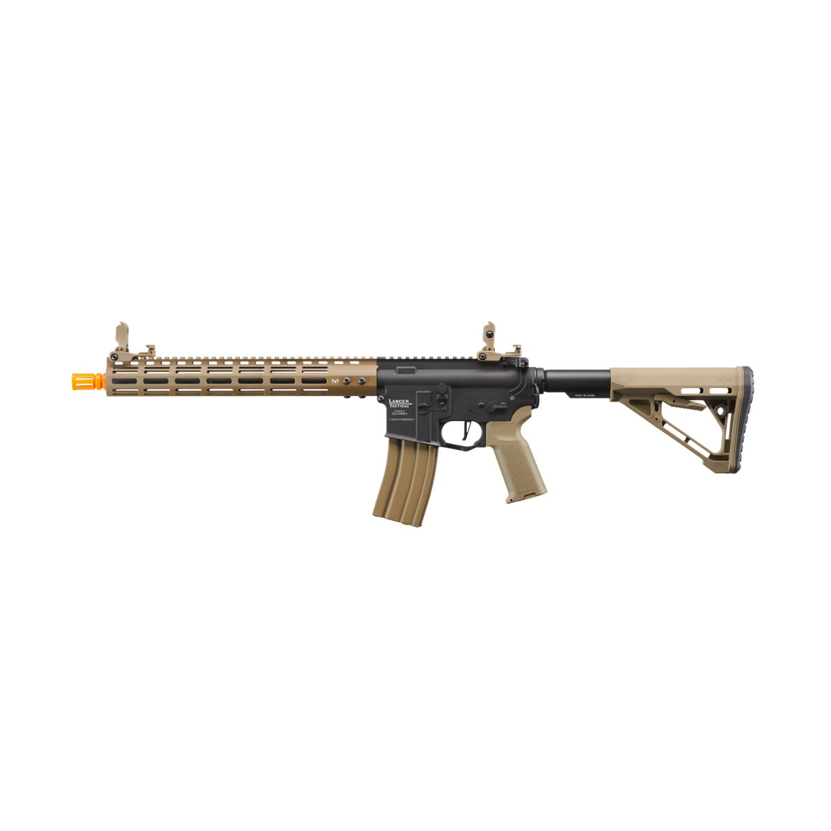 Lancer Tactical Archon 14" M-LOK Proline Series M4 Airsoft Rifle w/ Delta Stock (Color: Two-Tone)