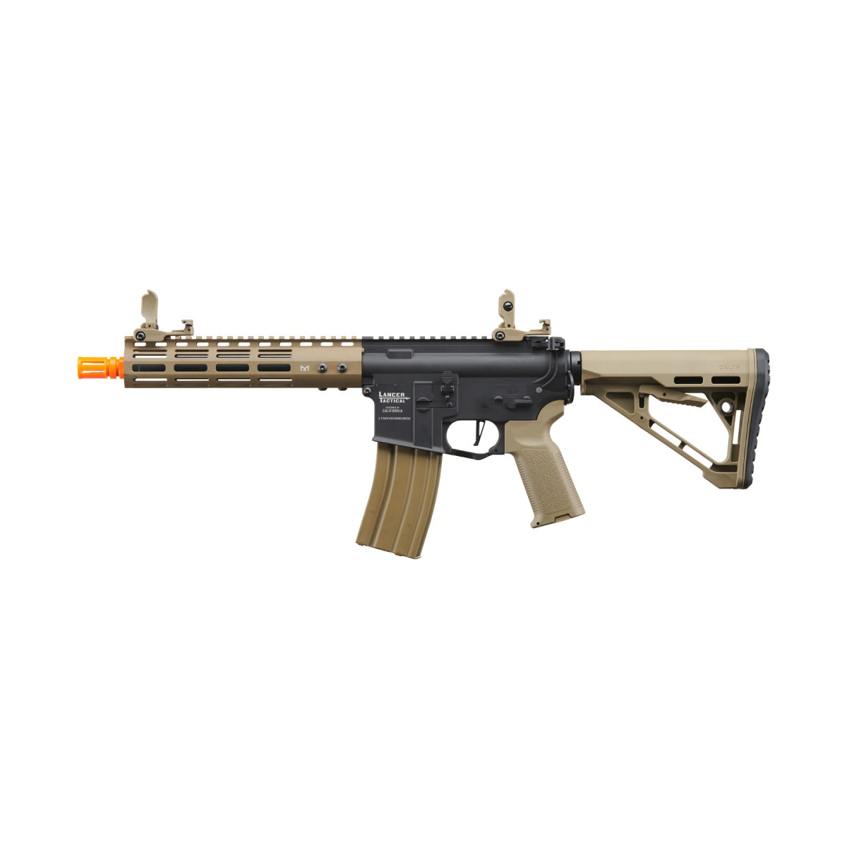 Lancer Tactical Archon 9" M-LOK Proline Series M4 Airsoft Rifle w/ Delta Stock (Color: Two-Tone)