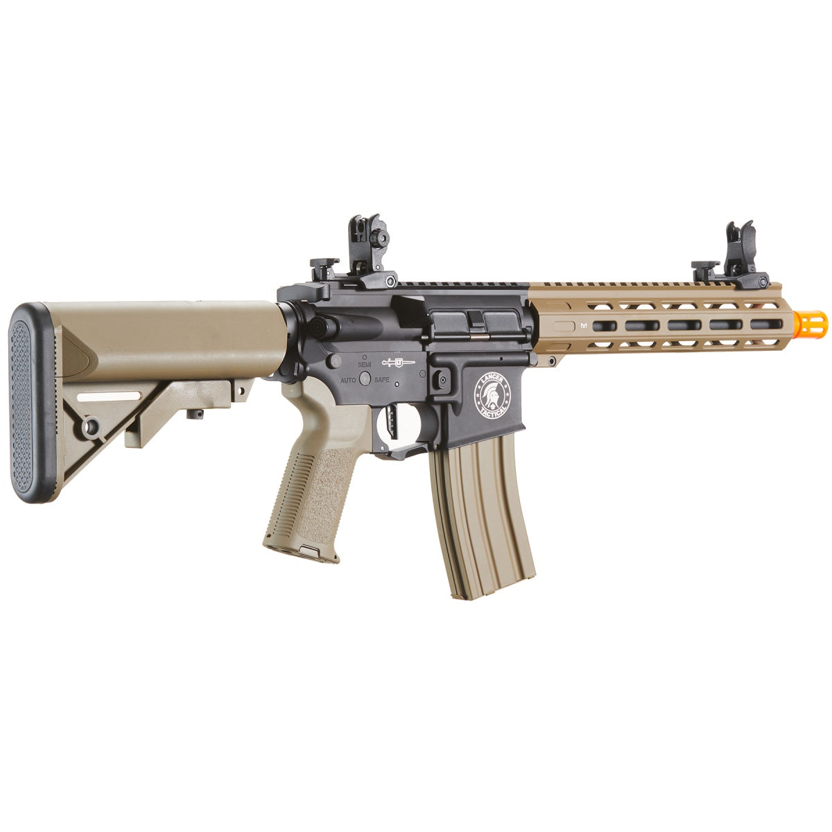 Lancer Tactical Viking 10" M-LOK Proline Series M4 Airsoft Rifle w/ Crane Stock (Color: Two-Tone)