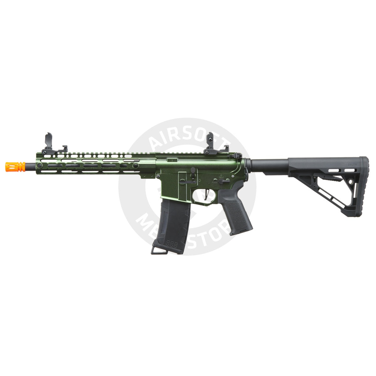 Lancer Tactical Gen 3 M-LOK 10" Airsoft M4 AEG with Delta Stock (Color: Hypershift Sunsets)