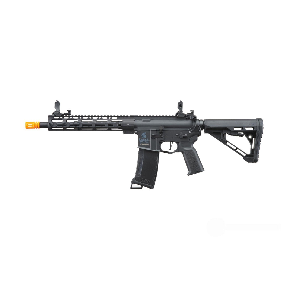 Lancer Tactical Gen 3 M-LOK 10" Airsoft M4 AEG with Delta Stock (Color: Black)