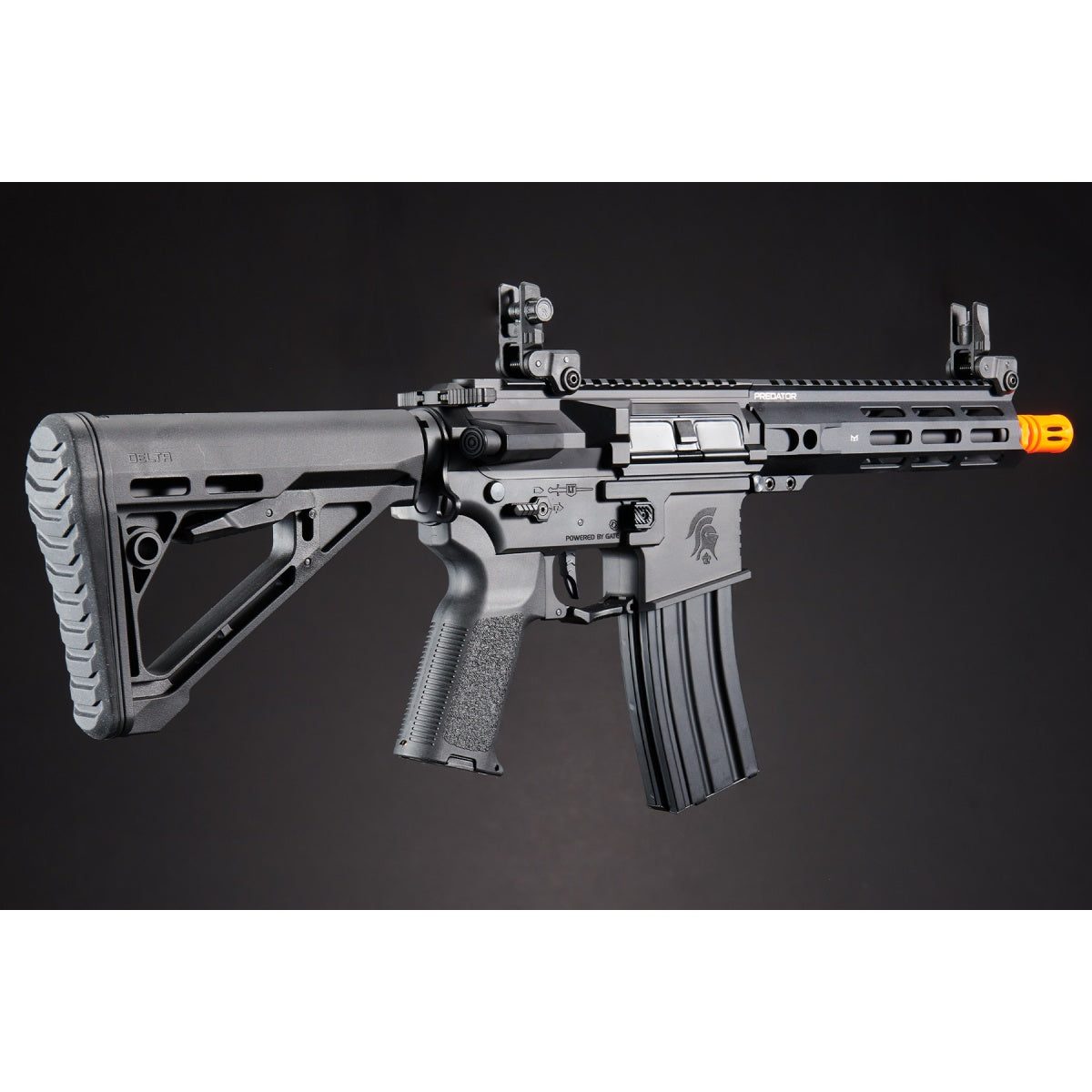 Lancer Tactical Gen 4 Predator 8" CQB AEG w/ Aster II Bluetooth ETU - (Black)