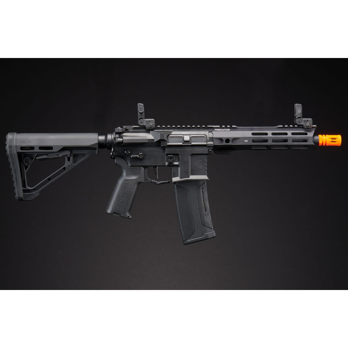 Lancer Tactical Gen 4 Predator 8" CQB AEG w/ Nebula II ETU - (Black)