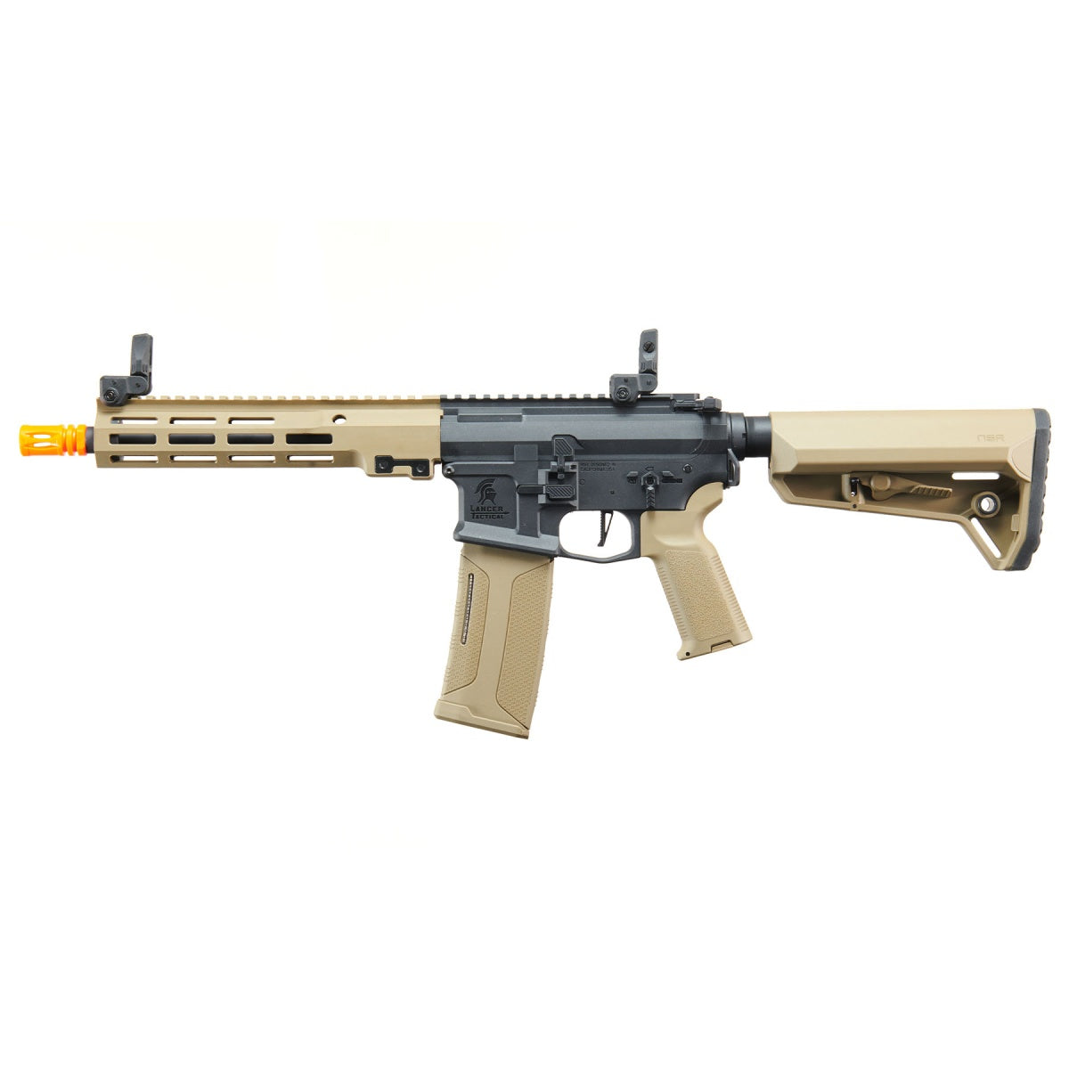 Lancer Tactical Gen 2 Stalker 10" M4 AEG Airsoft Rifle No Battery/Charger - (Tan)