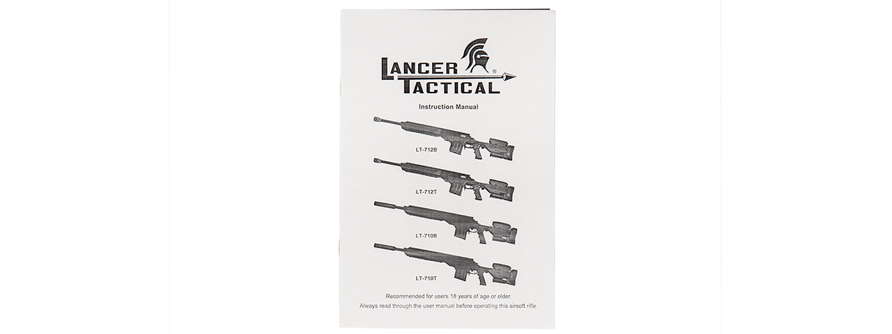 Lancer Tactical Bolt Action Sniper Rifle w/ Folding Stock (Color: Desert Earth)