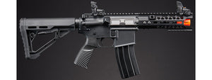 Lancer Tactical Wirecutter M4 Shorty 7 Gas Blowback Polymer Airsoft Rifle w/ MLOK Rail by Golden Eagle - (Black)