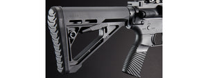Lancer Tactical Wirecutter M4 Shorty 7 Gas Blowback Polymer Airsoft Rifle w/ MLOK Rail by Golden Eagle - (Black)