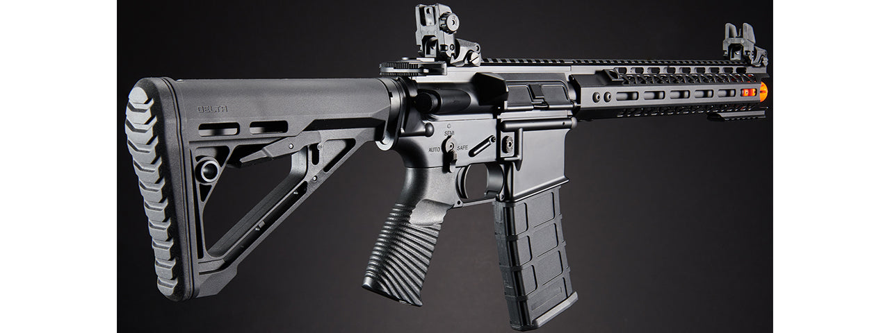 Lancer Tactical Wirecutter M4 12 Gas Blowback Full Metal Airsoft Rifle w/ MLOK Rail by Golden Eagle - (Black)
