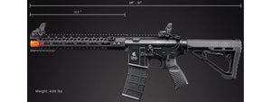 Lancer Tactical Wirecutter M4 12 Gas Blowback Full Metal Airsoft Rifle w/ MLOK Rail by Golden Eagle - (Black)