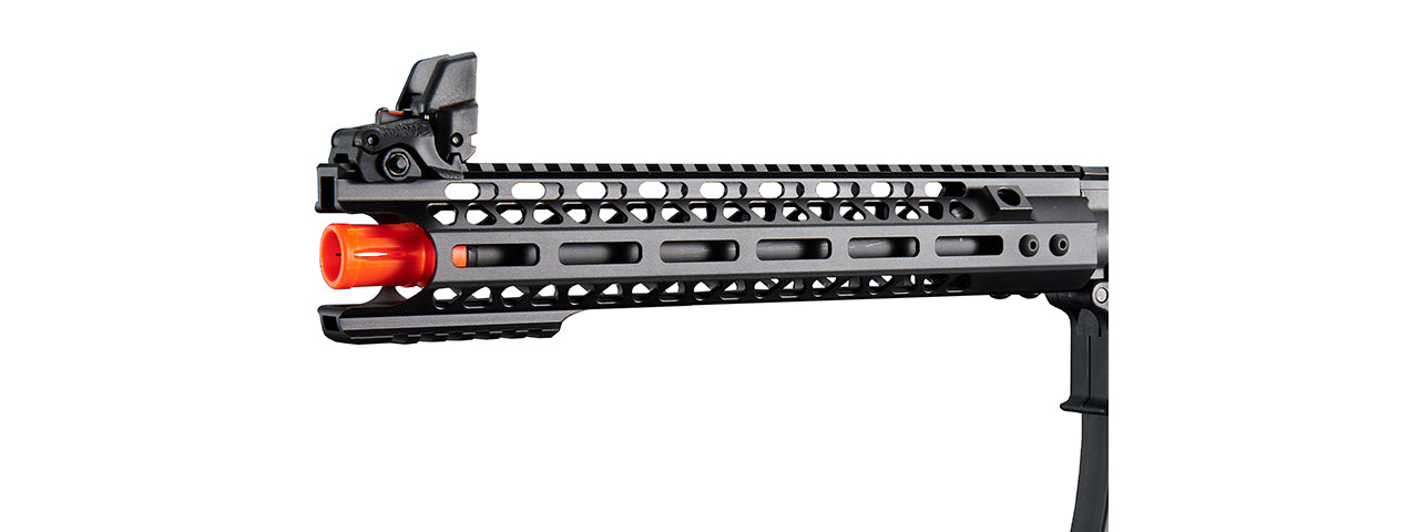 Lancer Tactical Wirecutter M4 12 Gas Blowback Full Metal Airsoft Rifle w/ MLOK Rail by Golden Eagle - (Black)