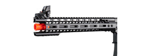 Lancer Tactical Wirecutter M4 12 Gas Blowback Full Metal Airsoft Rifle w/ MLOK Rail by Golden Eagle - (Black)