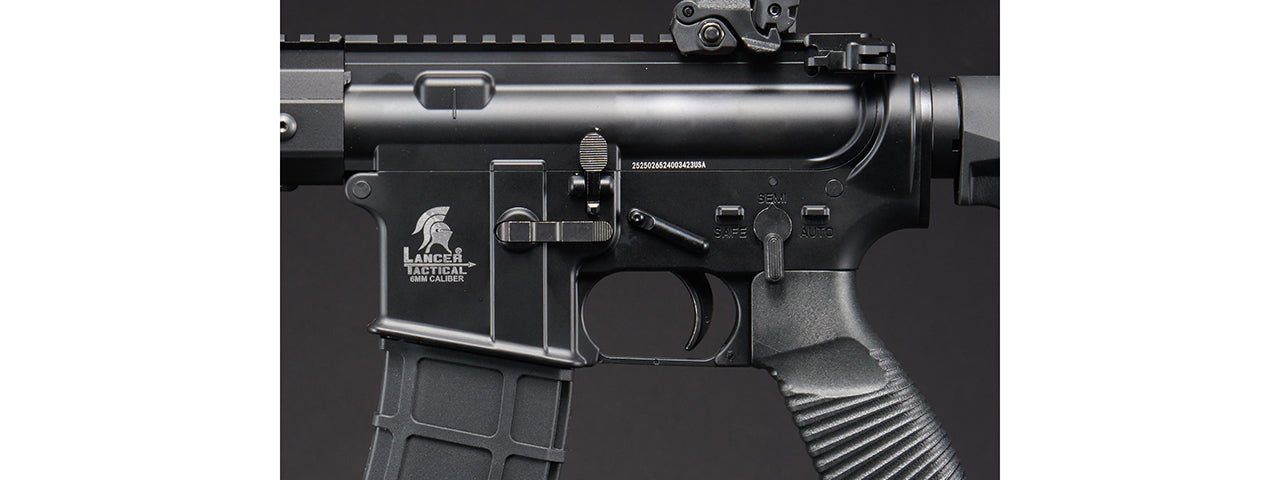Lancer Tactical Wirecutter M4 12 Gas Blowback Full Metal Airsoft Rifle w/ MLOK Rail by Golden Eagle - (Black)