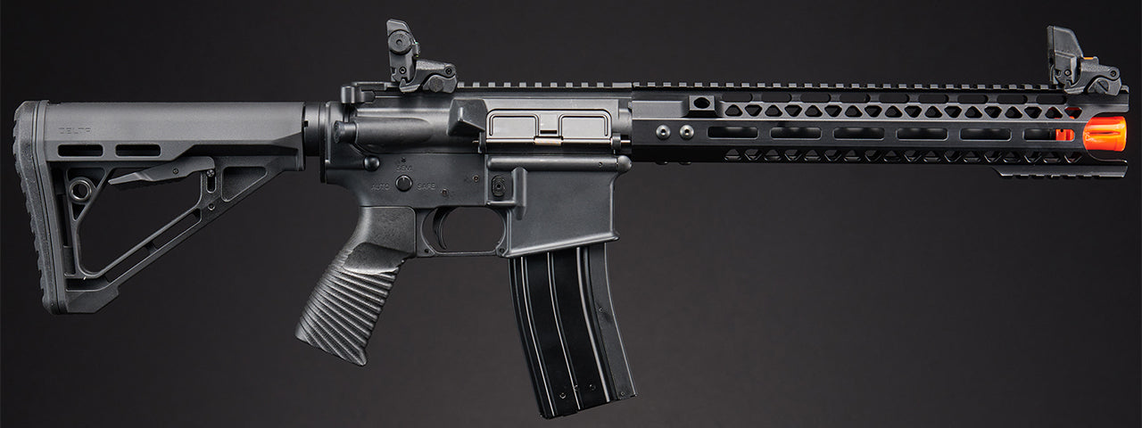 Lancer Tactical Wirecutter M4 12 Gas Blowback Polymer Airsoft Rifle w/ MLOK Rail by Golden Eagle - (Black)