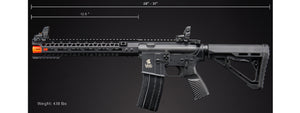 Lancer Tactical Wirecutter M4 12 Gas Blowback Polymer Airsoft Rifle w/ MLOK Rail by Golden Eagle - (Black)