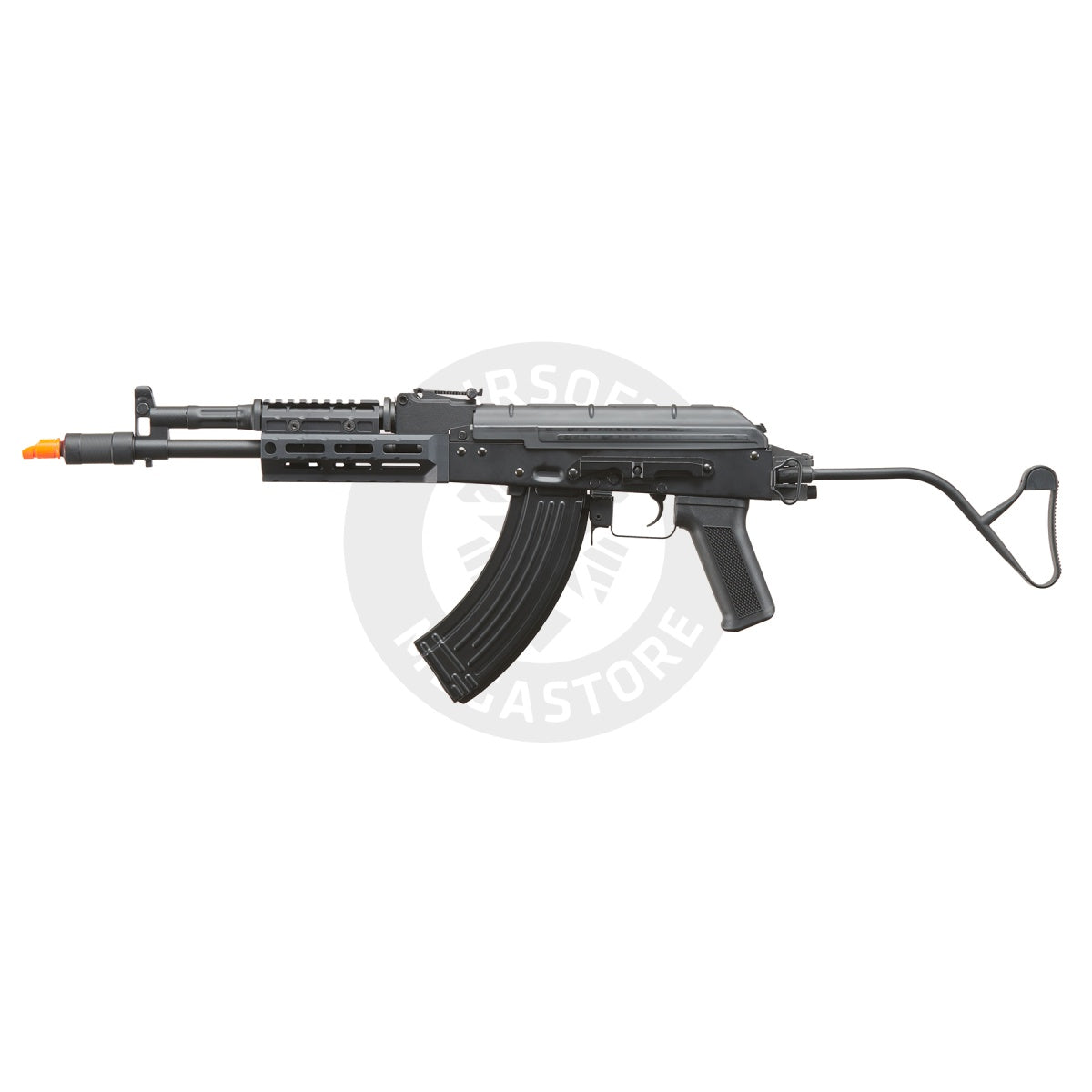 Lancer Tactical AK-Series AK-74M AEG Airsoft Rifle Non ETU w/ M-LOK Handguard & SG-11B Mag - (Black)