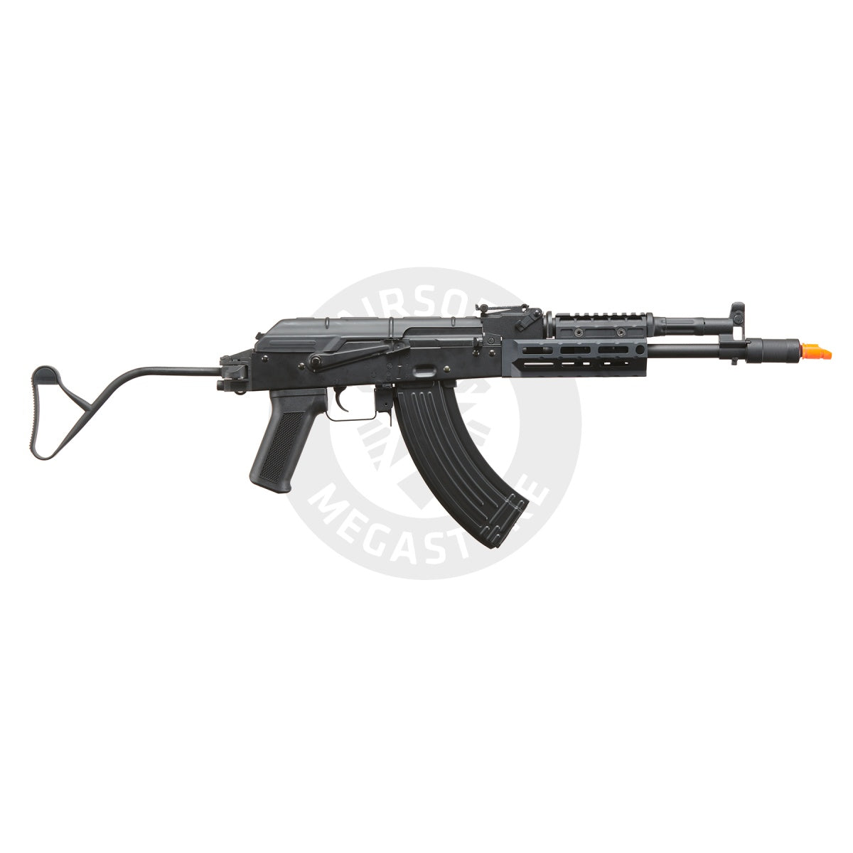 Lancer Tactical AK-Series AK-74M AEG Airsoft Rifle Non ETU w/ M-LOK Handguard & SG-11B Mag - (Black)
