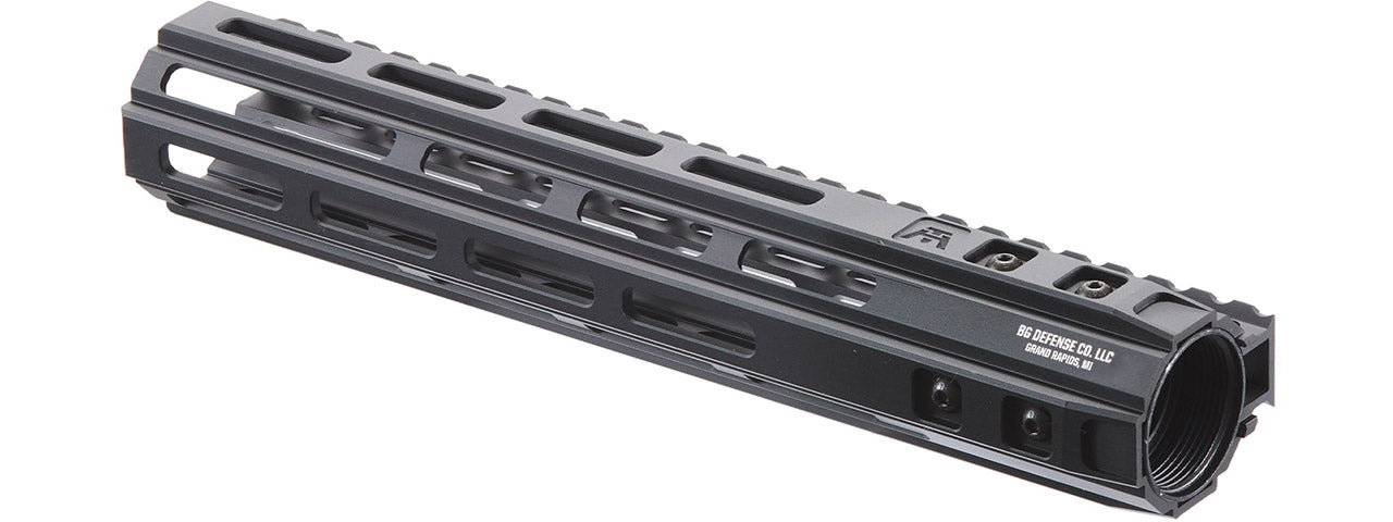BG Defense 10" MK2 Style Full Metal Handguard by Lancer Tactical - (Black)