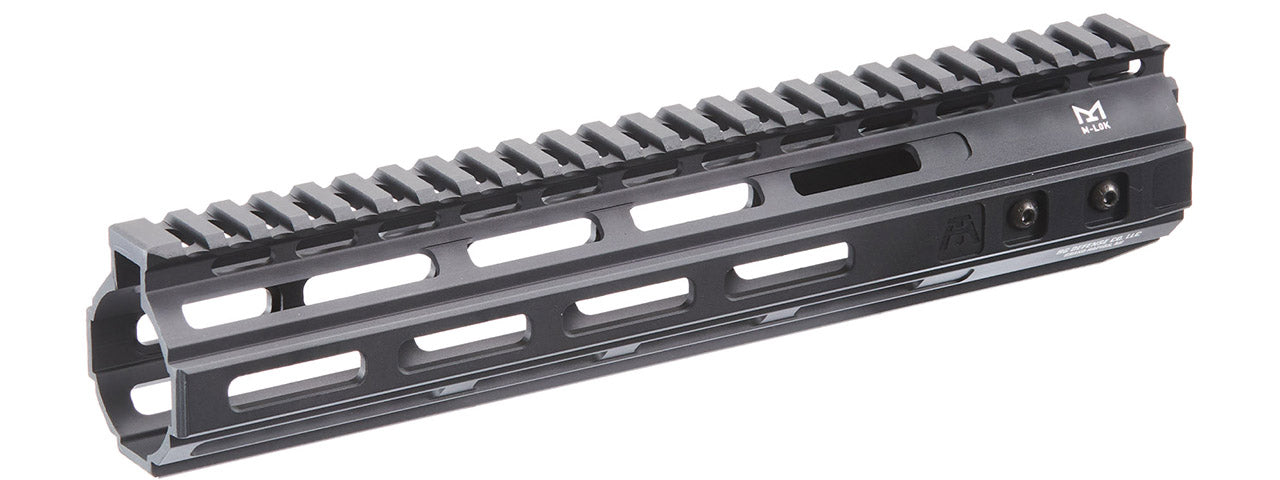 BG Defense 10" MK2 Style Full Metal Handguard by Lancer Tactical - (Black)
