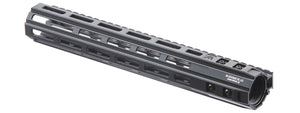BG Defense 12 MK2 Style Full Metal Handguard by Lancer Tactical - (Black)