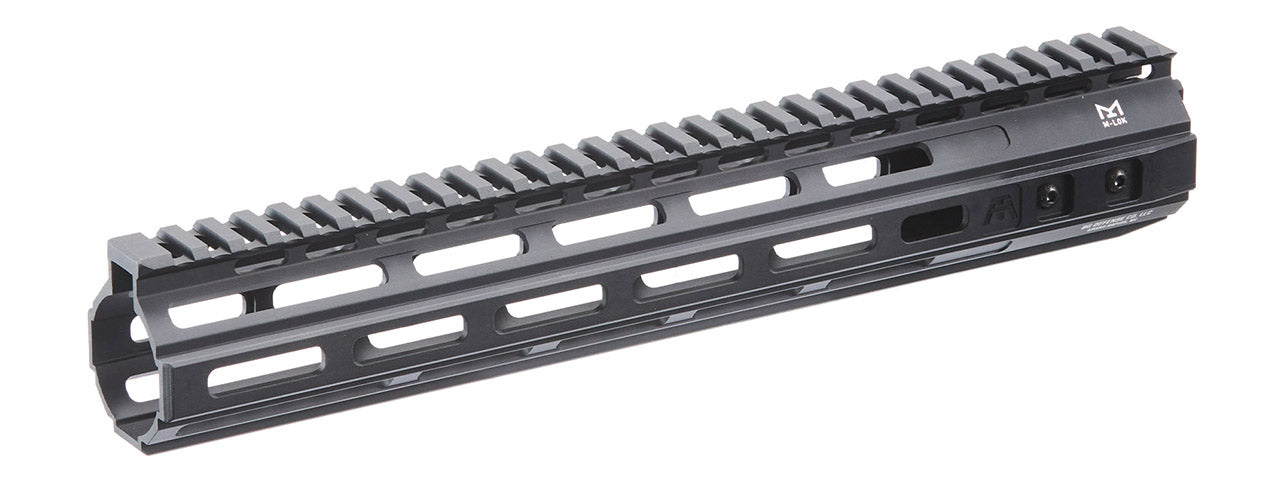 BG Defense 12 MK2 Style Full Metal Handguard by Lancer Tactical - (Black)
