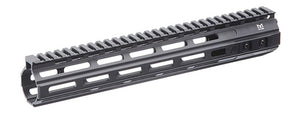 BG Defense 12 MK2 Style Full Metal Handguard by Lancer Tactical - (Black)