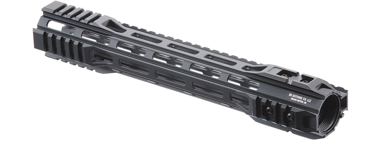 BG Defense 12" SPR Style Full Metal Handguard by Lancer Tactical - (Black)