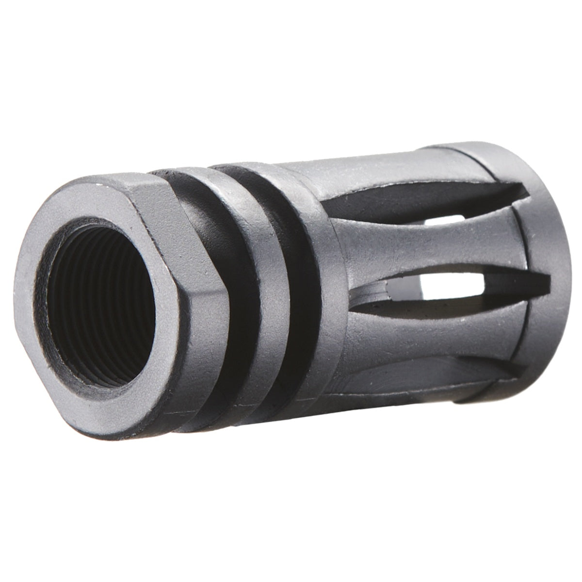 Lancer Tactical Steel M4 & M16 Airsoft Bird Cage Flash Hider (Color: Black)