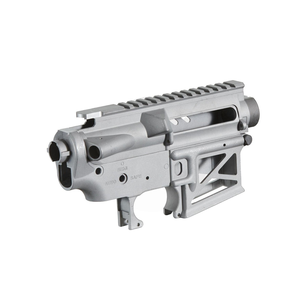 Lancer Tactical M4 AEG Full Metal Unpainted Skeletonized Upper and Lower Receiver