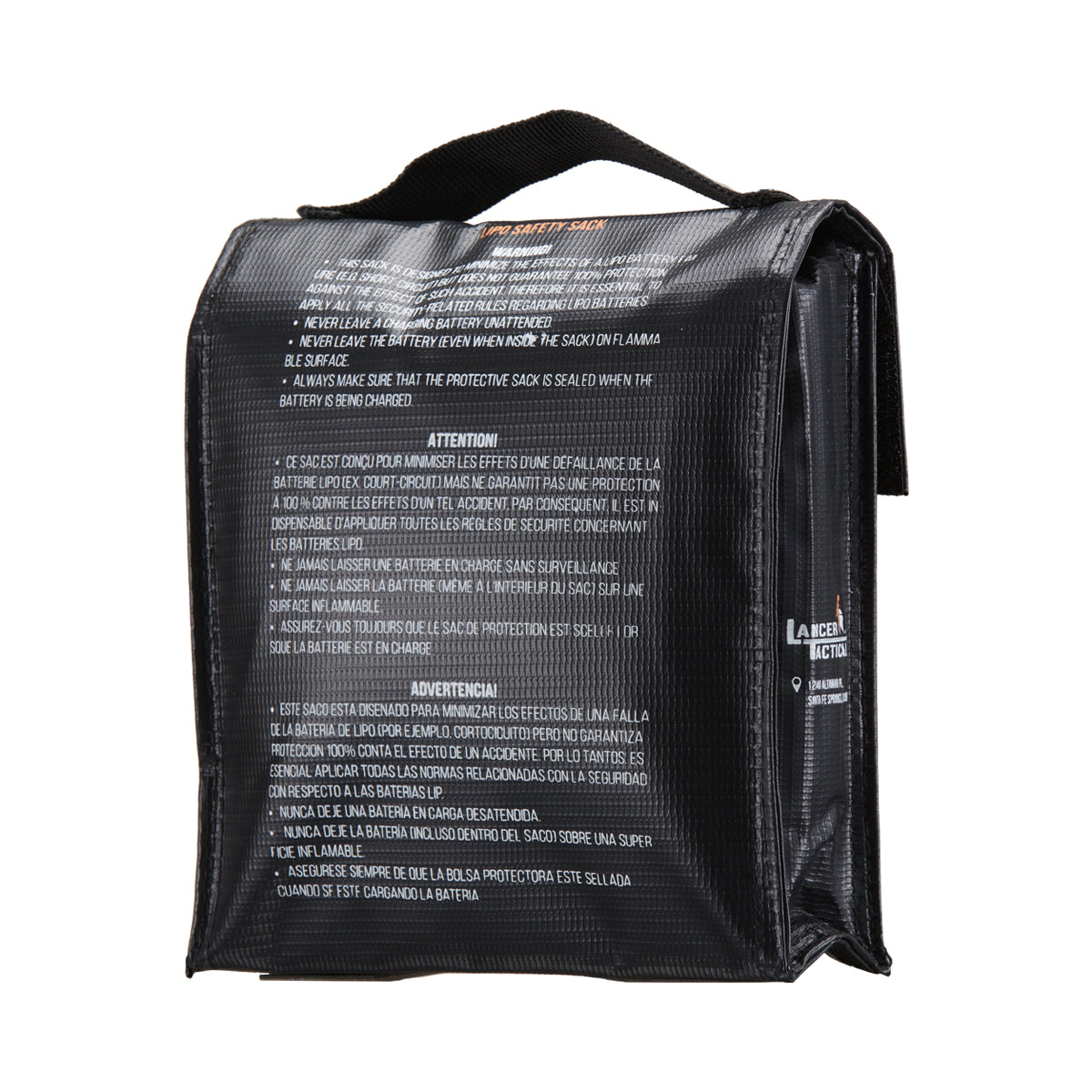Lancer Tactical Large Lipo-Safe Charging Sack (Color: Black)