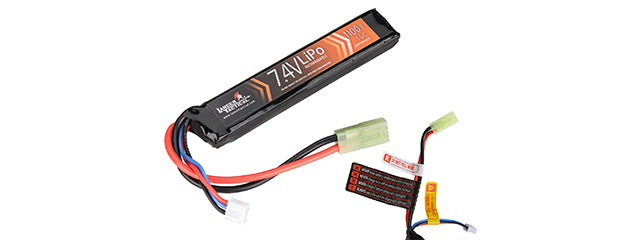 Lancer Tactical 7.4V 1100mAh 20C Stick Lipo Battery
