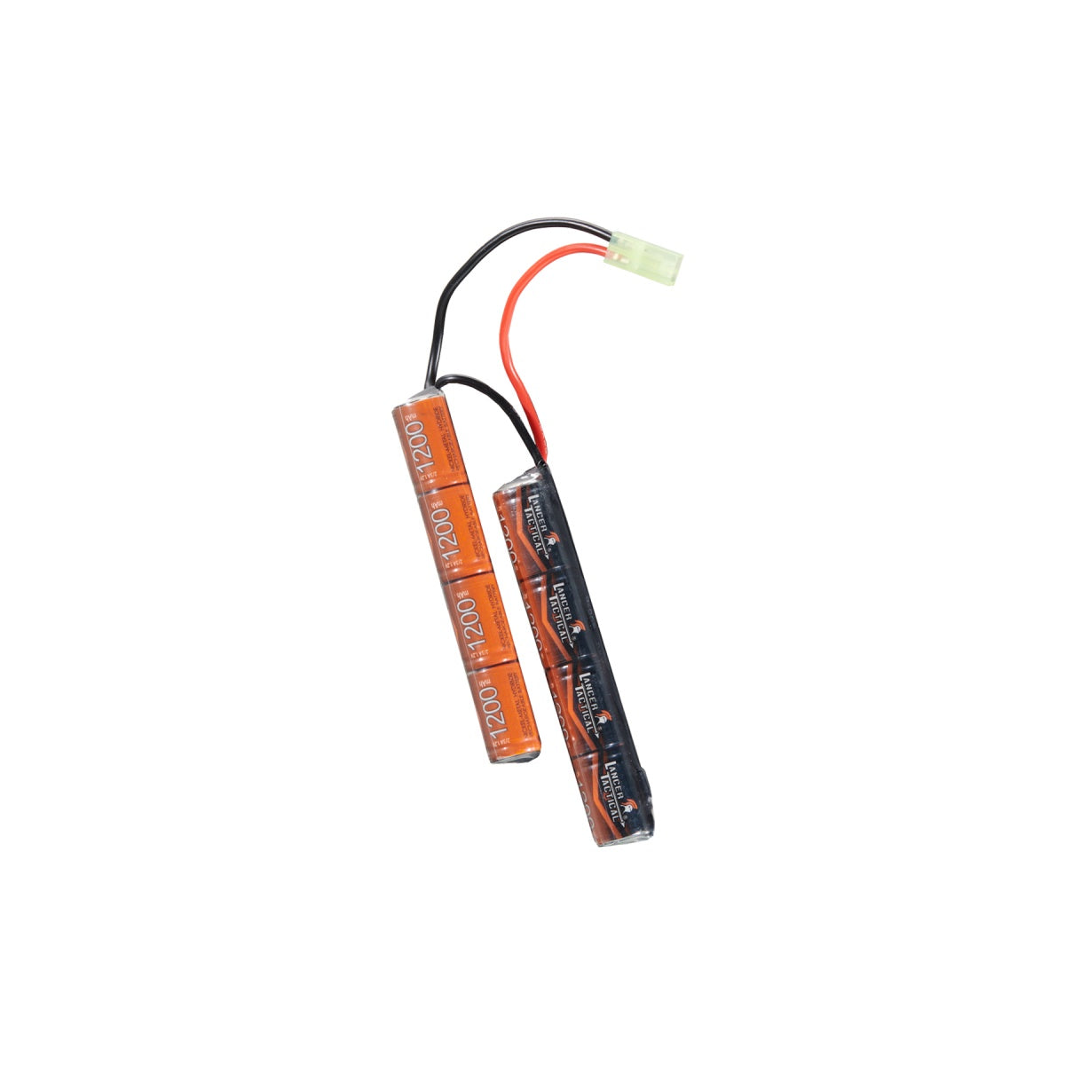 Lancer Tactical Airsoft NiMH 9.6v 1200 mAh Nunchuck Battery