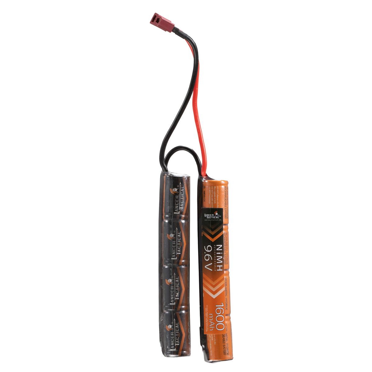 Lancer Tactical Airsoft NiMH 9.6v 1600mAh Nunchuck Battery (Deans Connector)