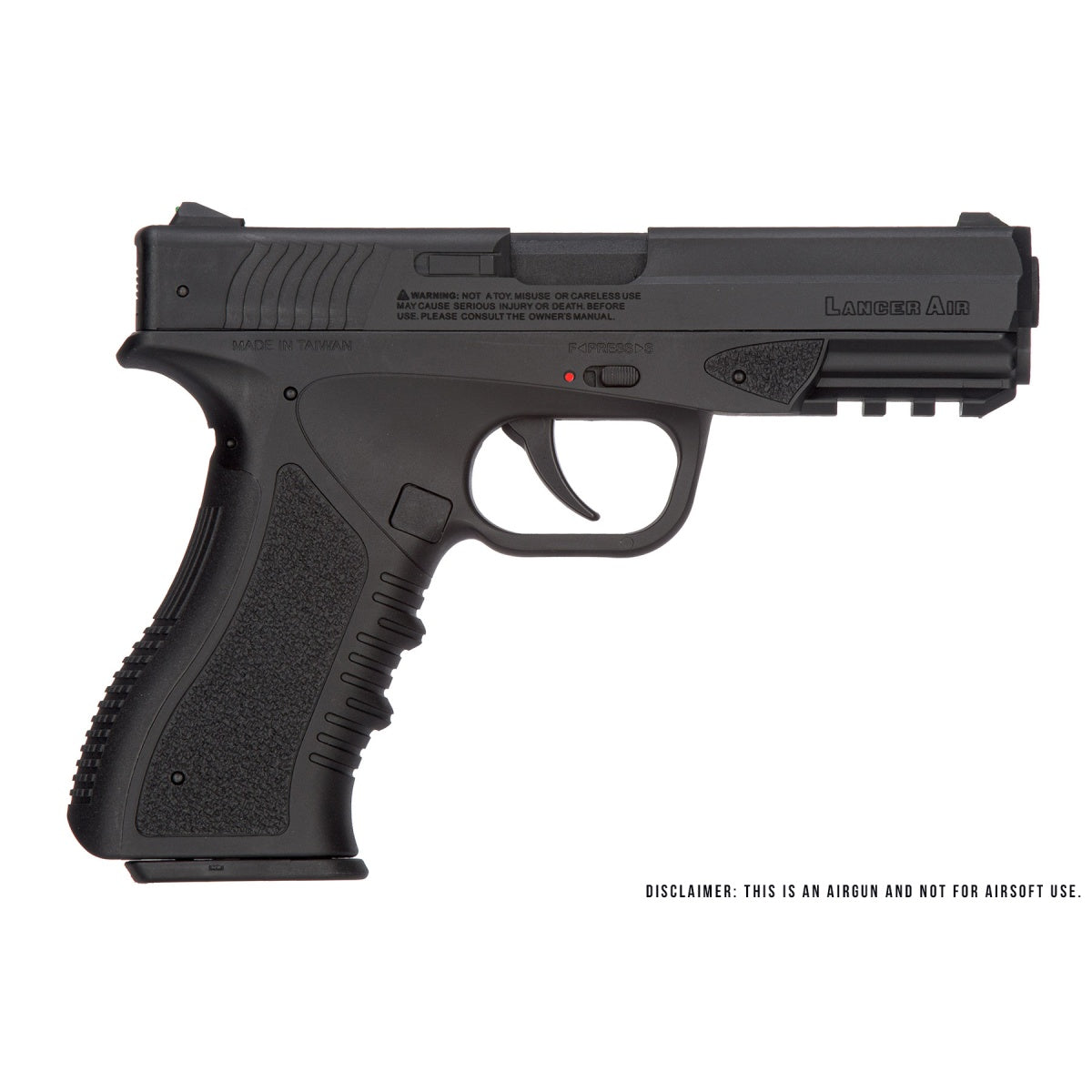 Lancer Air Defender LTA-3B CO2 Half-Blowback 4.5mm AirGun (Color: Black)