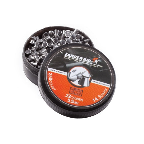 Lancer Tactical 250 Count .22 Caliber 14.3 Gram Air Gun Pellets (5.5mm Pointed)