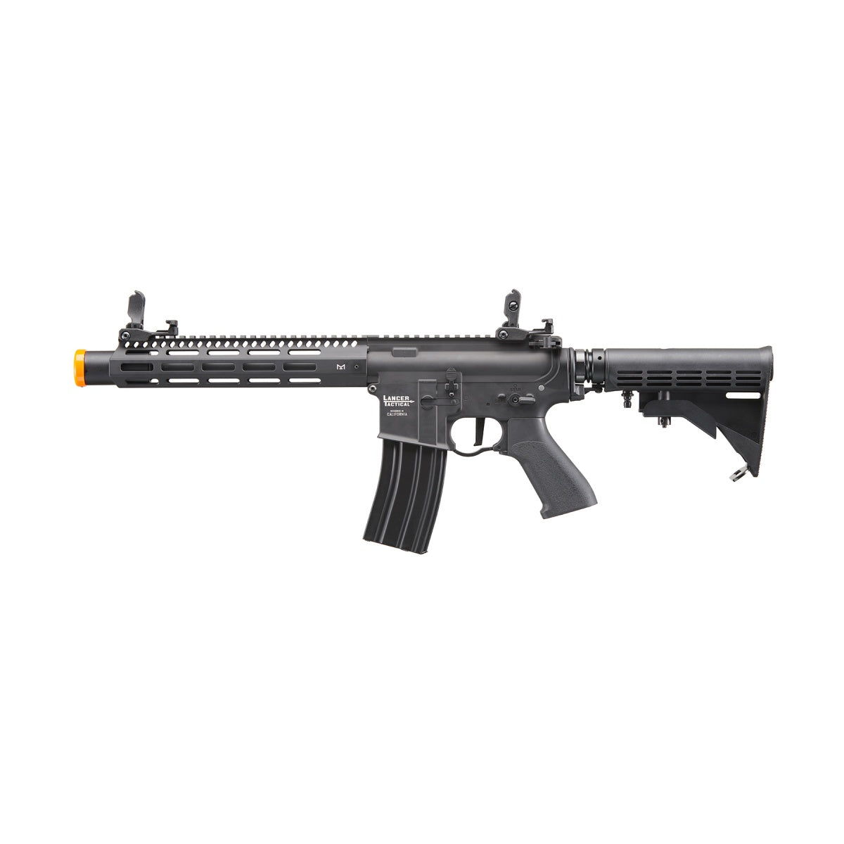 Lancer Tactical Full Metal Legion HPA M-LOK 10"Airsoft M4 Rifle w/ External Tank (Color: Black) - "Semi-Auto Only"