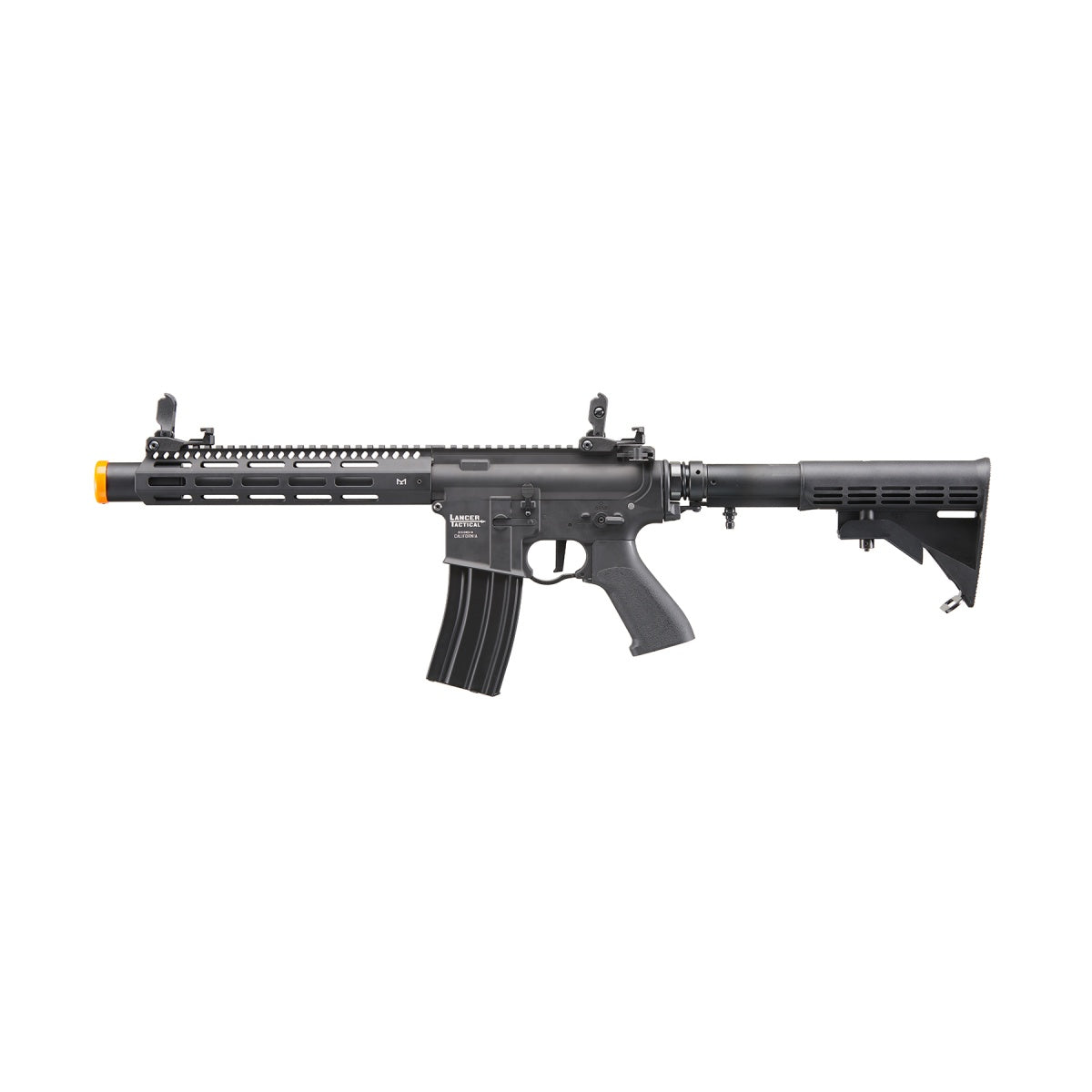 Lancer Tactical Full Metal Legion HPA M-LOK 10"Airsoft M4 Rifle w/ External Tank (Color: Black) - "Semi-Auto Only"