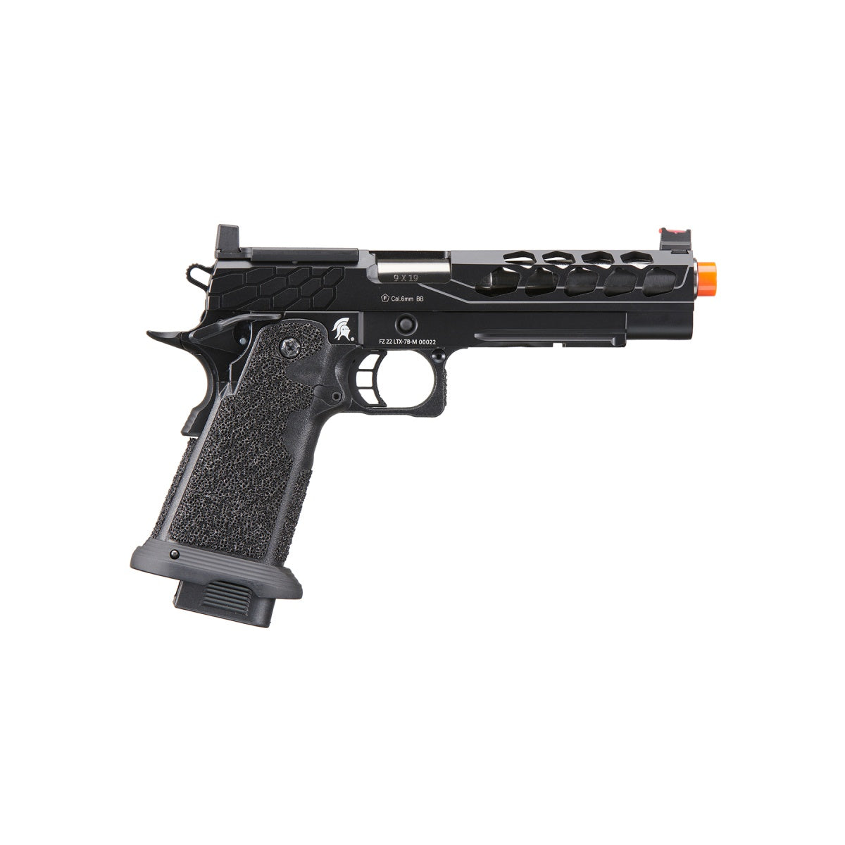 Lancer Tactical Stryk Hi-Capa 5.1 Gas Blowback Airsoft Pistol w/ Red Dot Mount (Color: Black)