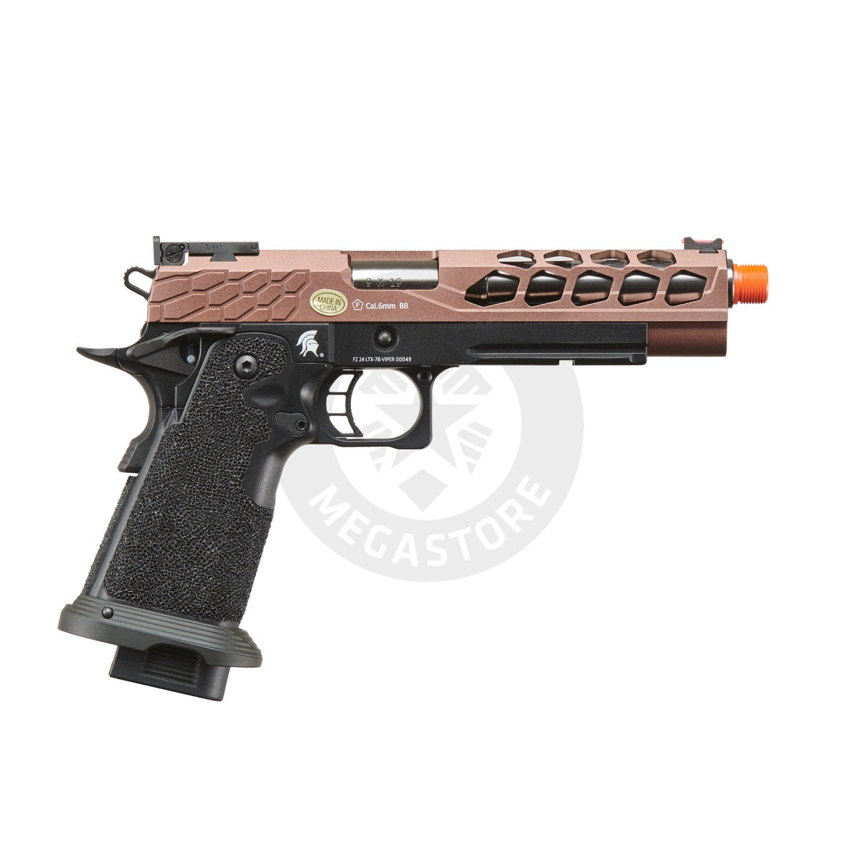Lancer Tactical Stryk Hi-Capa 5.1 Gas Blowback Airsoft Pistol (Cerakote Color: Viper)